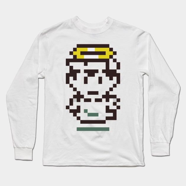 Ness Ghost Sprite Long Sleeve T-Shirt by SpriteGuy95